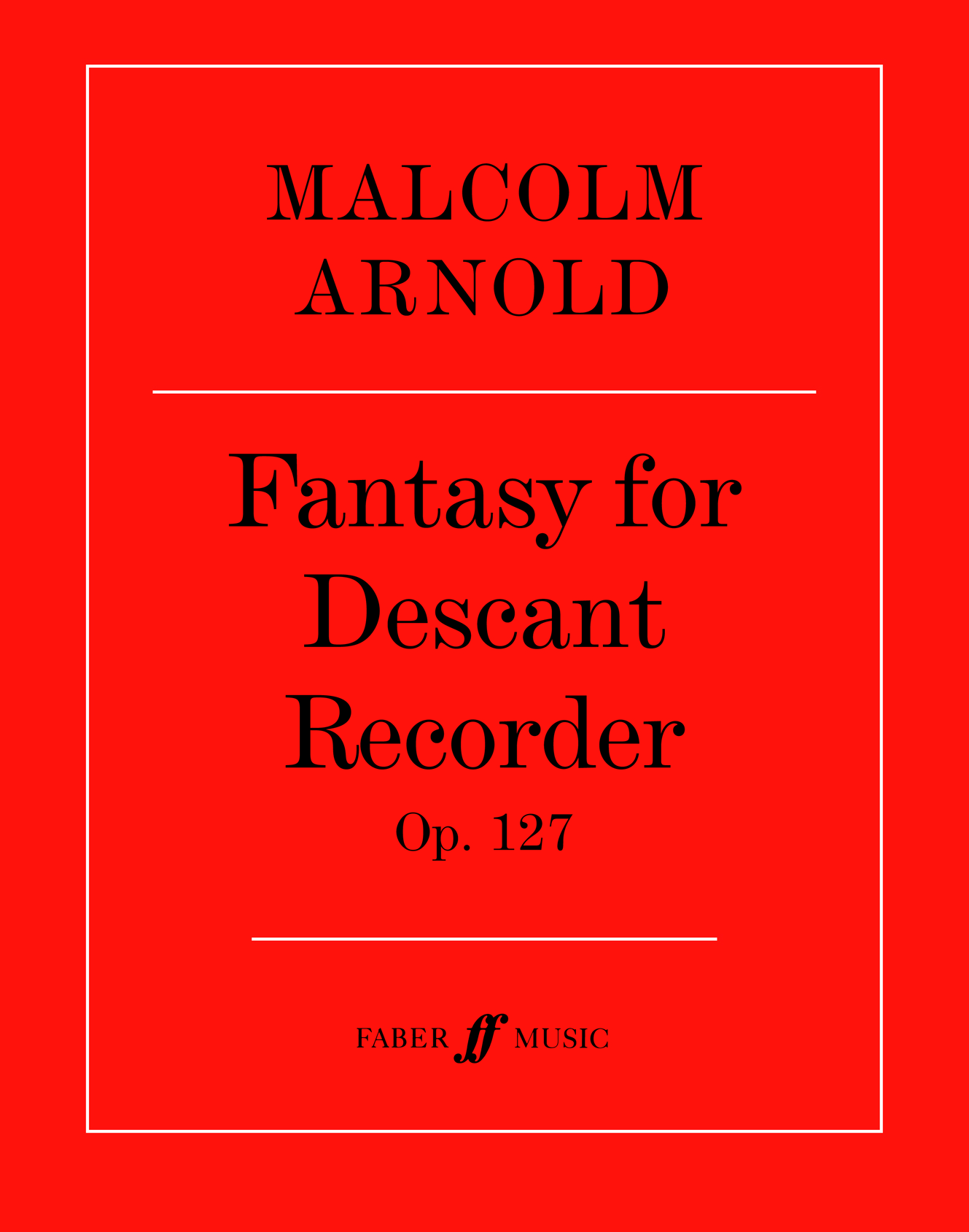 Fantasy for Descant Recorder (ARNOLD MALCOLM)