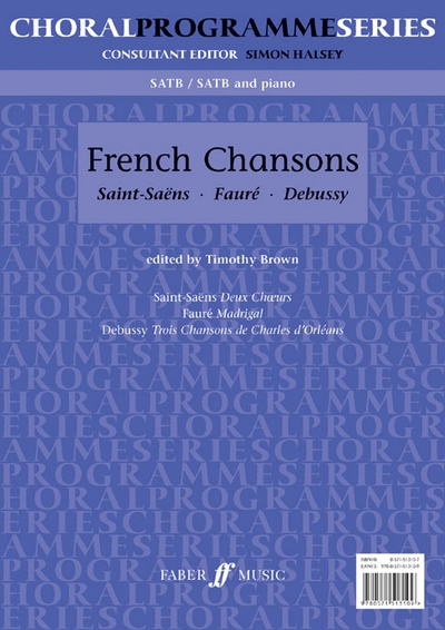 French Chansons. SATB Accompanied (Cps)