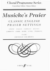 Musicke's Praier. SATB Unacc. (Cps)