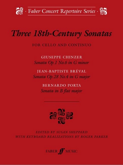 3 18Th-Century Sonatas (Cello/Keyb) (BREVAL / CHINZER / PORTA)