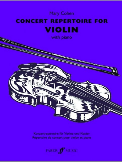 Concert Repertoire For Violin (COHEN MARY)