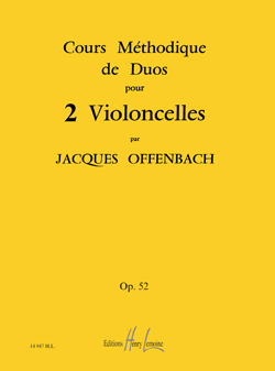 Cours Méthodique De Duos Pour Deux Violoncelles Op. 52 (OFFENBACH JACQUES)