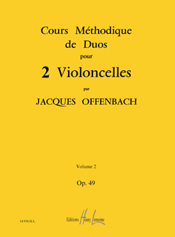 Cours Méthodique De Duos Pour Deux Violoncelles Op. 49 Vol.2 (OFFENBACH JACQUES)