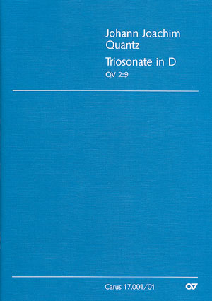 Triosonate In D (QUANTZ JOHANN JOACHIM)