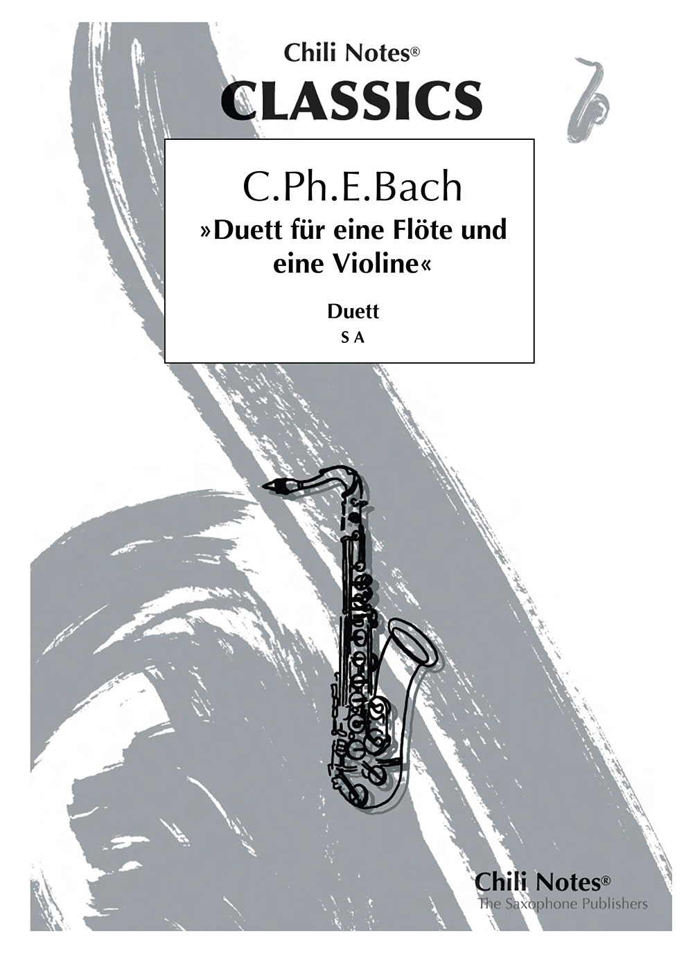 Duett für eine Flöte und eine Violine (BACH CARL PHILIPP EMMANUEL) (BACH CARL PHILIPP EMMANUEL)