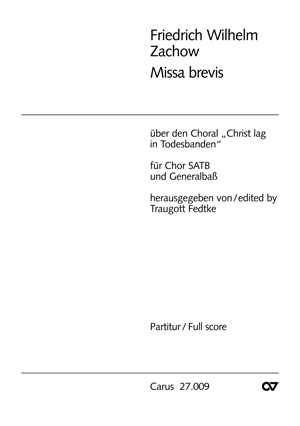 Missa Brevis (ZACHOW FRIEDRICH WILHELM)