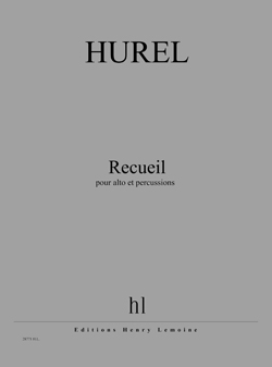 Recueil (HUREL PHILIPPE)