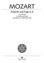 Andante Und Fuge In A (MOZART WOLFGANG AMADEUS)