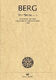 Alban Berg : Livres de partitions de musique