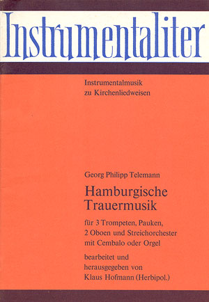 Hamburgische Trauermusik (TELEMANN GEORG PHILIPP)