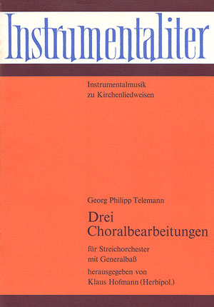 Telemann: Drei Choralbearbeitungen (TELEMANN GEORG PHILIPP)