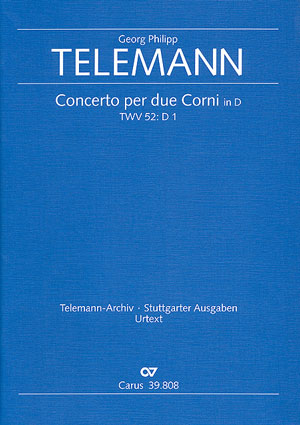 Concerto Per Due Corni In D (TELEMANN GEORG PHILIPP)