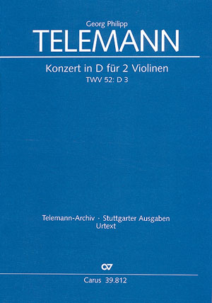 Konzert In D Für 2 Violinen (TELEMANN GEORG PHILIPP)