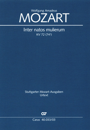 Inter Natos Mulierum (MOZART WOLFGANG AMADEUS)