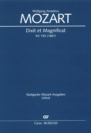 Dixit Et Magnificat (MOZART WOLFGANG AMADEUS)