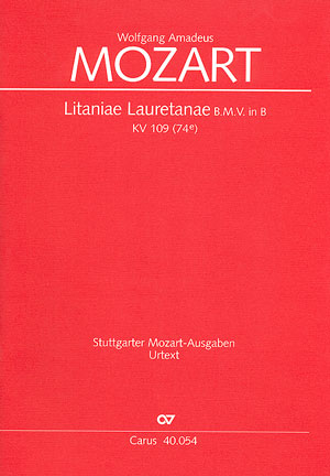 Litaniae Lauretanae B.M.V In B (MOZART WOLFGANG AMADEUS)