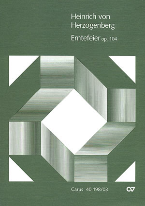 Erntefeier - Op. : 104 (HERZOGENBERG HEINRICH VON)