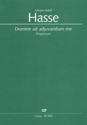 Domine Ad Adiuvandum Me (HASSE JOHANN ADOLF)