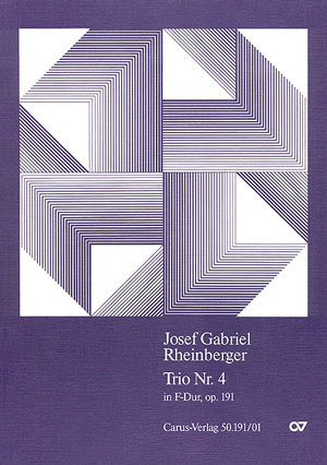 Klaviertrio Nr. 4 In F (RHEINBERGER JOSEF GABRIEL)