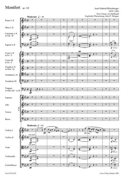 Rheinberger: Chorballaden IIIb (Gesamtausgabe, Bd. 18B) - Op. : 145 (RHEINBERGER JOSEF GABRIEL)
