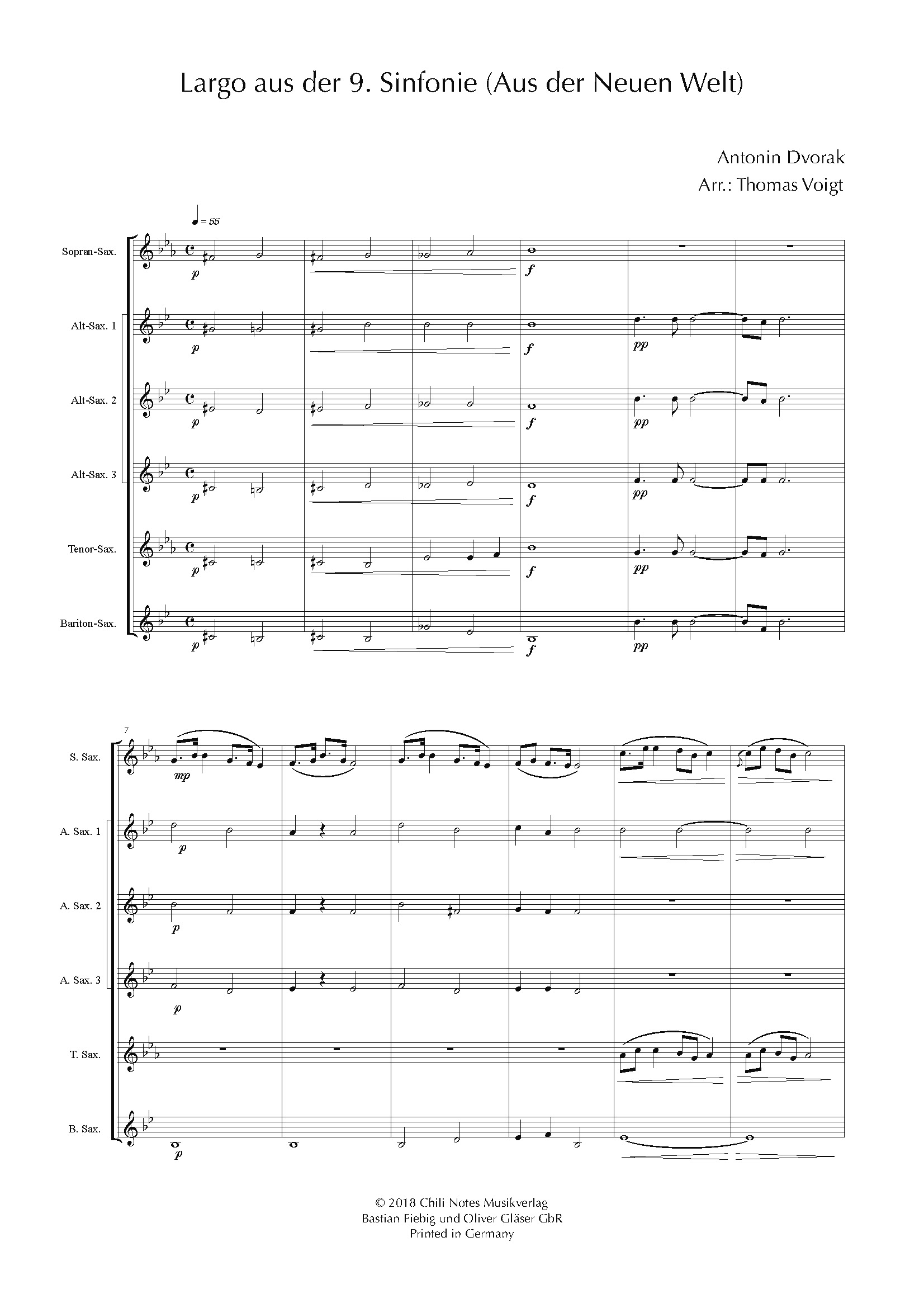 Largo from Symphony No. 9 « From the New World (DVORAK ANTONIN)