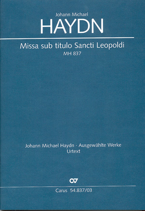 Missa Sub Titulo Sancti Leopoldi (HAYDN JOHANN MICHAEL)