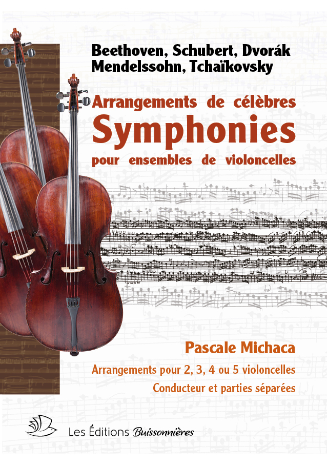 Arrangement de clbres symphonies pour ans de violoncelles (MICHACA)