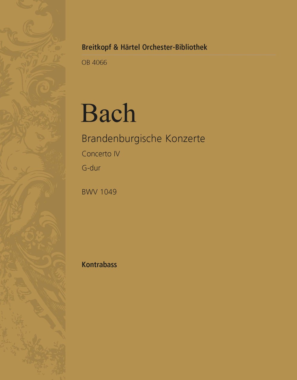 Brandenburg. Konz. 4 G Bwv1049