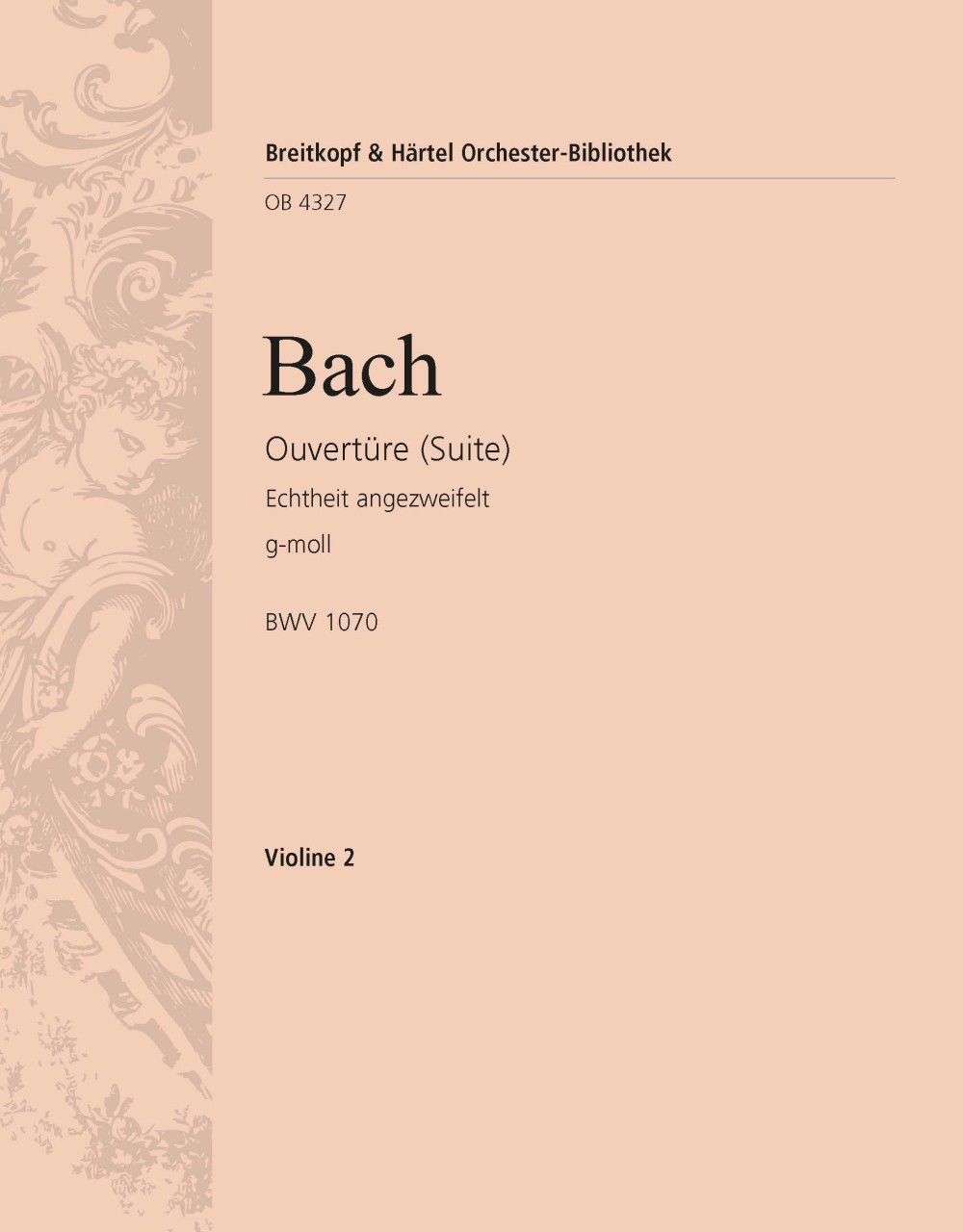 Ouvertüre (Suite) G-Moll Bwv1070