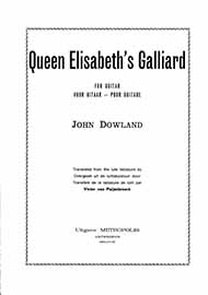 Queen Elisabeth's Galliard (DOWLAND JOHN)