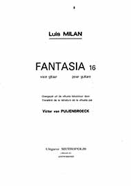 Fantasia 16 (MILAN LUIS DE)