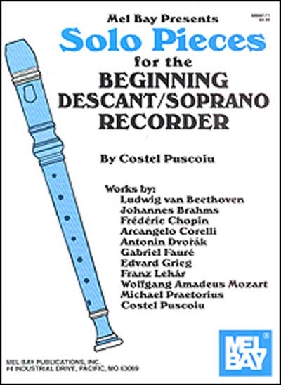 Solo Pieces For The Beginning Descant/Soprano Recorder (PUSCOIU COSTEL)