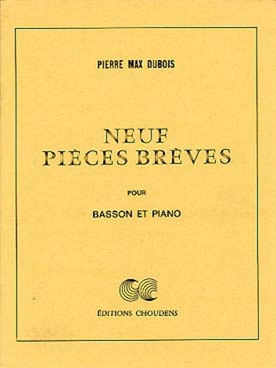 9 Pieces Breves (DUBOIS PIERRE-MAX)
