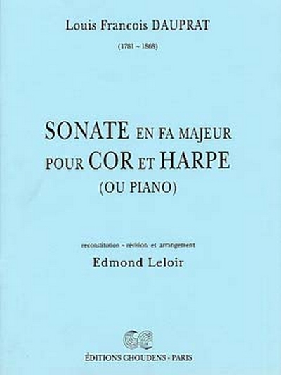 Sonates Cor/Harpe Ou Piano Arrgt Leloir (DAUPRAT LOUIS-FRANCOIS / LELOIR)