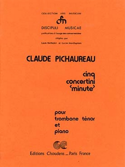 5 Concertini Minute Trombone Ténor Po (PICHAUREAU)