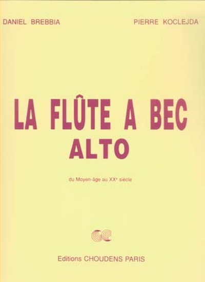 Flûte A Bec Alto (BREBBIA-KOCLEJDA)