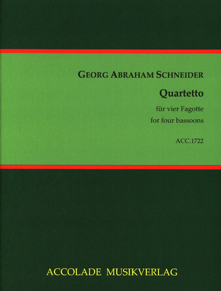 Quartetto (SCHNEIDER GEORG ABRAHAM)