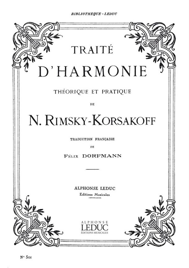 Traite D'Harmonie Bl501