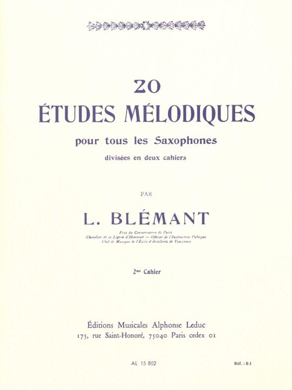 20 Etudes Melodiques Vol.2