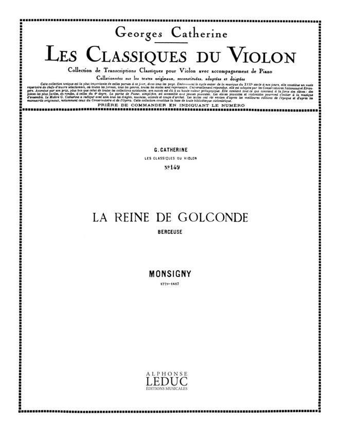 Classique Violon N0149 La Reine De Golconde