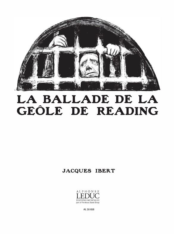 Ballade De La Geole De Reading Piano 4 Mains