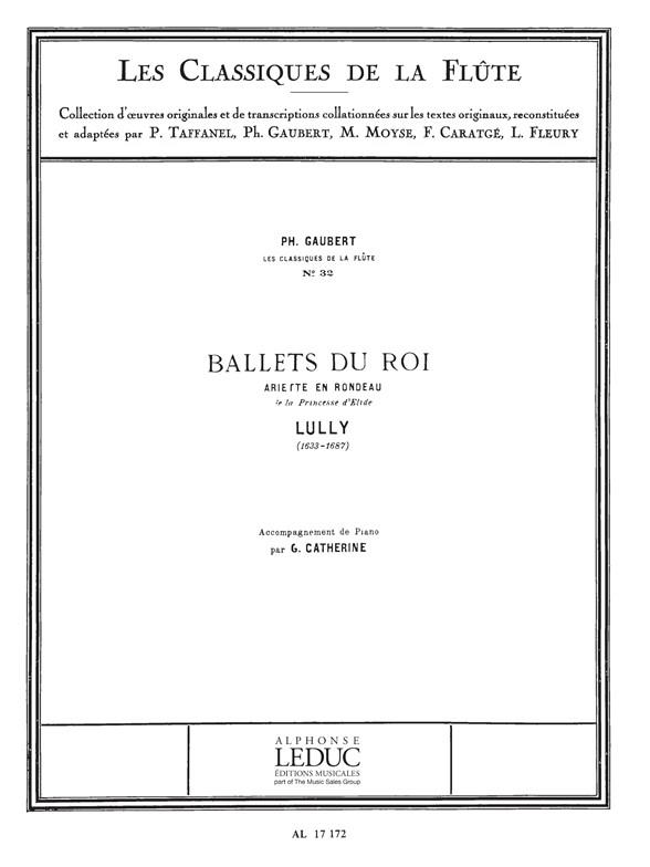 Classique Flûte N032 Ballets Du Roi:Princesse Elide:Ariette En Rondeau