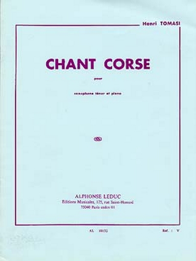 Chant Corse (TOMASI HENRI)