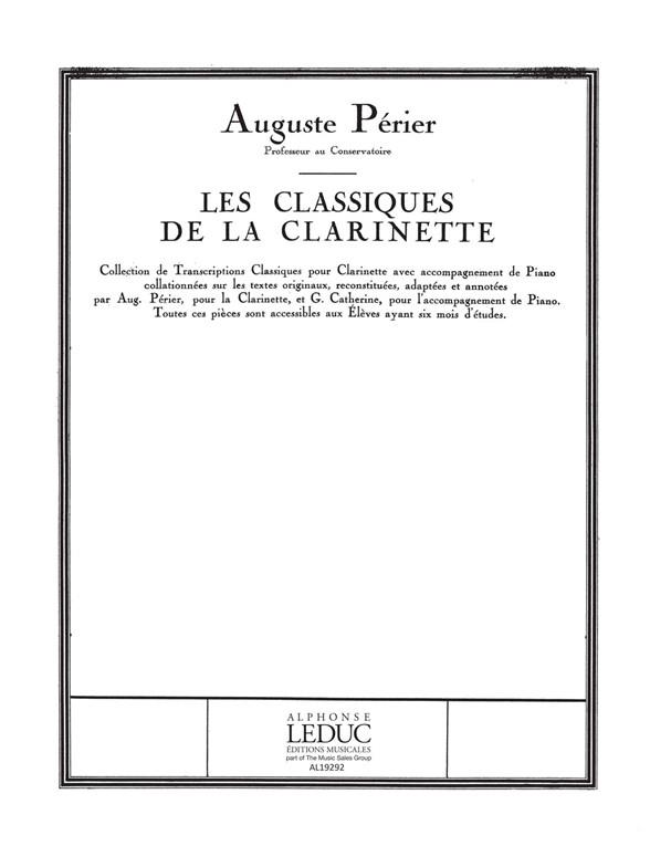 Classique Clarinette N0084 Ballets Du Roi:Sarabande Et Gavotte