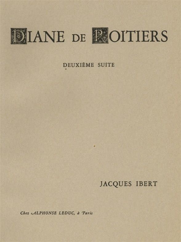 Diane De Poitiers Suite N02 Partition D'Orchestre In 16 Poche
