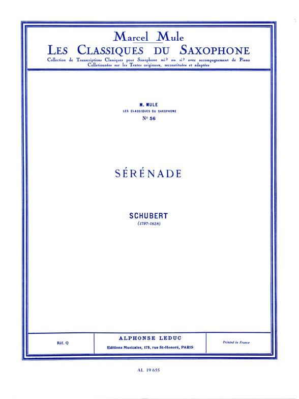 Classique Saxophone Mib N0056 Serenade