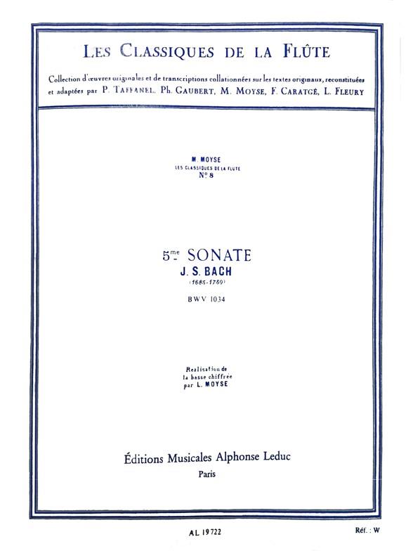 Classique Flûte N008 Sonate N05 Mi Mineur