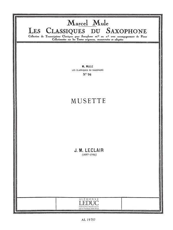 Classique Saxophone Sib N0076 Musette