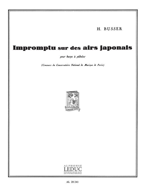 Impromptu Sur Des Airs Japonais Harpe
