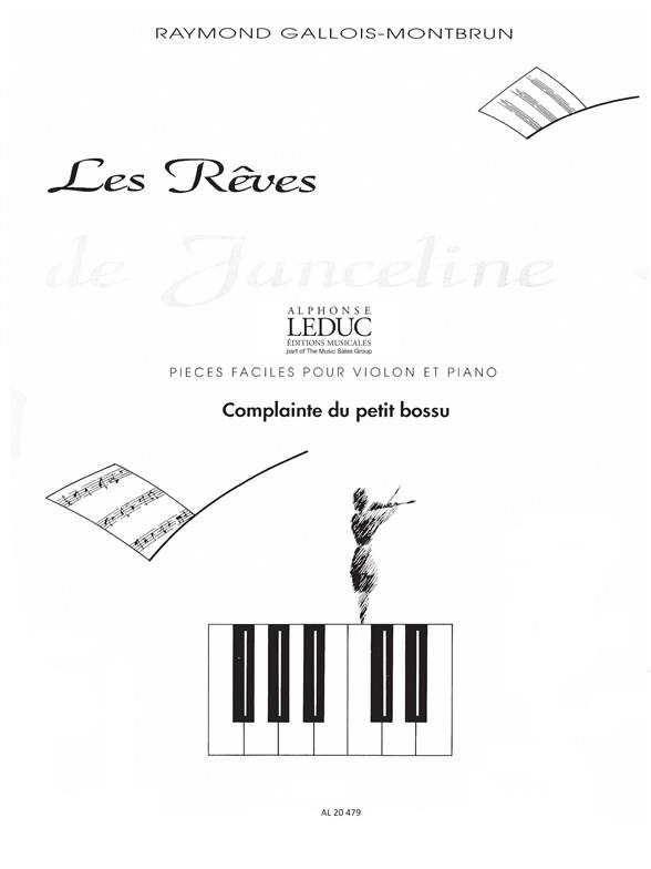 Rêves De Janceline N002:Complainte Du Petit Bossu Violon Et Piano